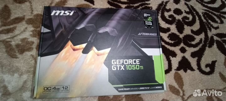 Видеокарта gtx 1050 ti msi