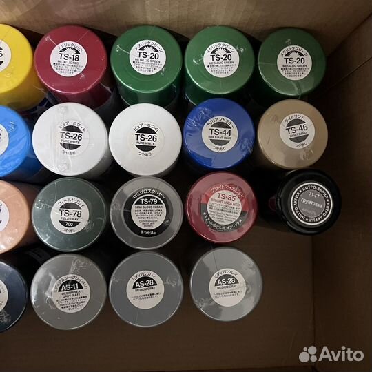 Краски tamiya TS и AS