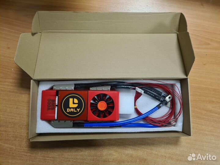 Плата контроля BMS lifepo4 24S 72V 500A Fan