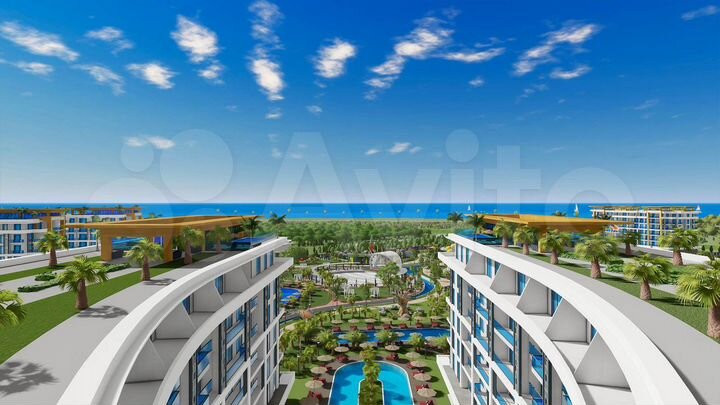 1-к. квартира, 85 м² (Турция)