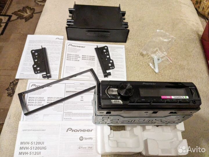 Автомагнитола 1din pioneer