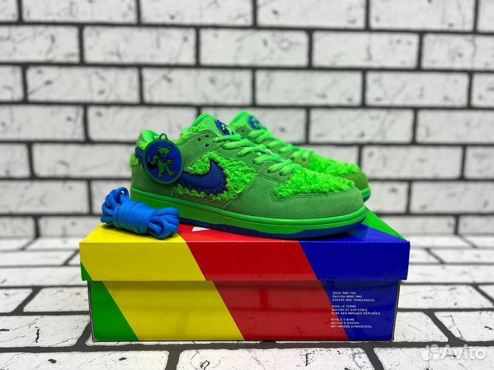 Кроссовки Nike SB Dunk Low Grateful Dead Green