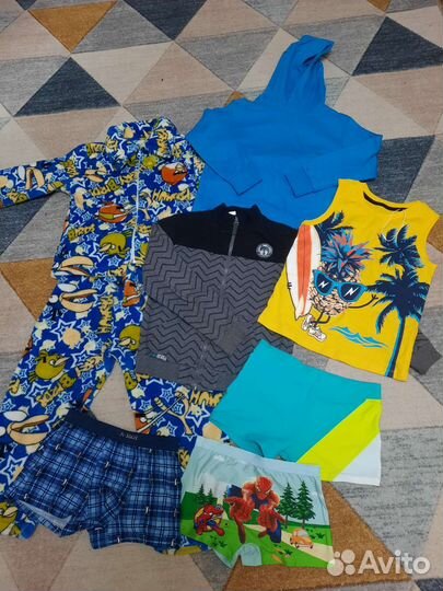 Вещи пакетом на мальчика 128 134