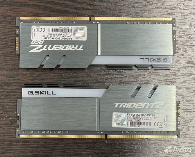 Оперативная память G.Skill Trident Z DDR4 5066