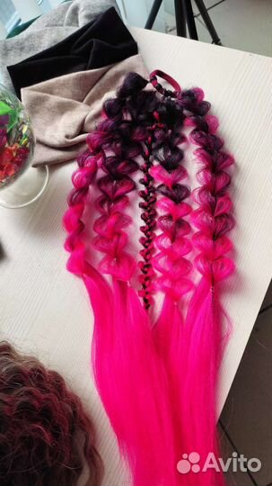 Афрорезинки, украшения для волос