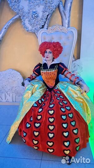 Прокат Аренда Костюм Платье Королева Червей Алиса