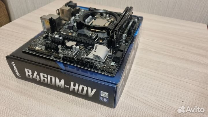 Комплект i5-10400f + Asrock B460M-HDV + Kingston H