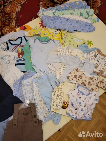 Пакет вещей для мальчика 0-6мес