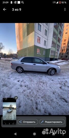 Mitsubishi Lancer 1.3 МТ, 2004, 201 000 км