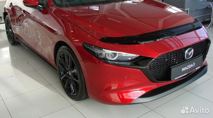 Дефлектор капота Mazda 3 Хетчбэк (2019-2022)