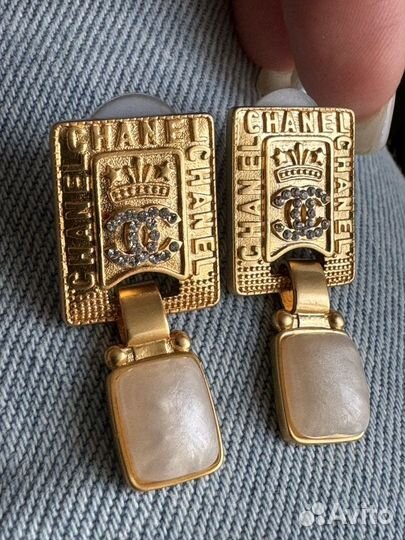 Серьги chanel 21А made in france/Франция