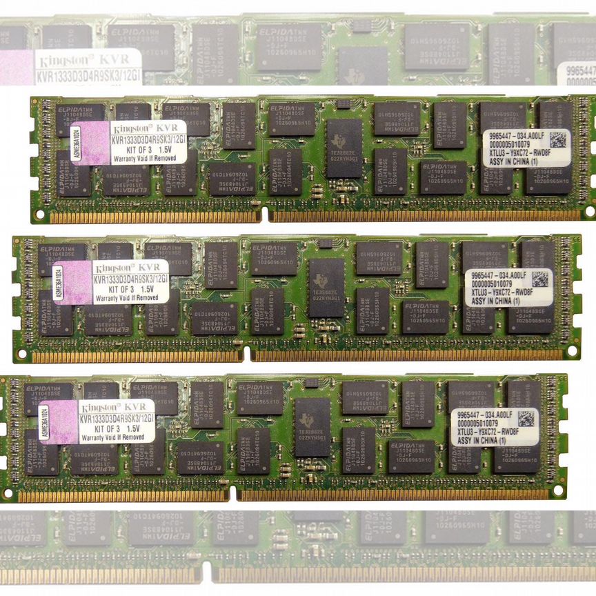 [KVR1333D3D4R9SK3/12GI] Оперативная Память Kingston Kvr1333d3d4r9sk3/12gi