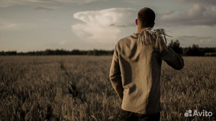 Льняная рубашка