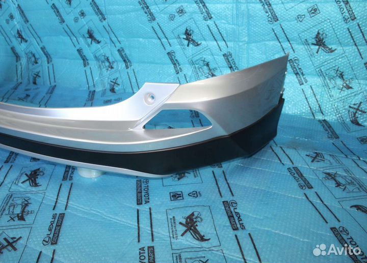 Бампер рав 4 4 в сборе серебро под установку 15-19