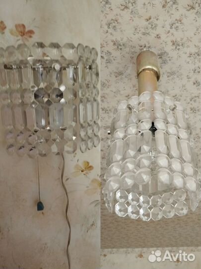 Бра настенное и люстра 