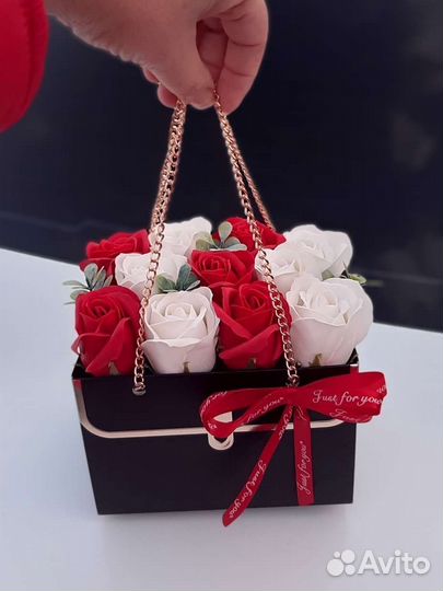 Букет цветов из мыла