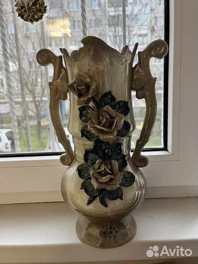 Ваза форфор перламутровый