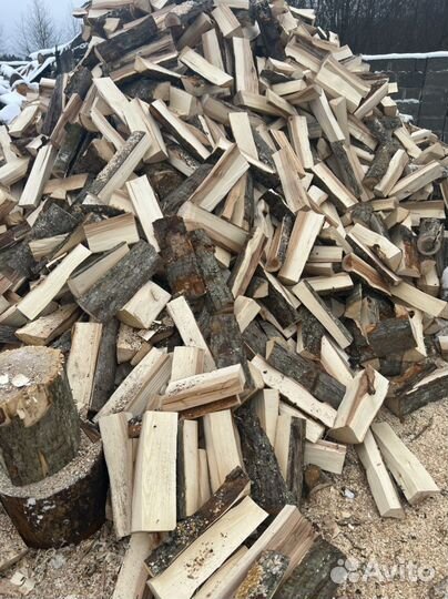 Дрова колотые ольха