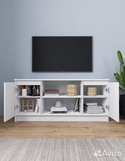 Тумба от производителя белая под телевизор 1200.1
