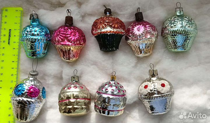 Елочные игрушки СССР