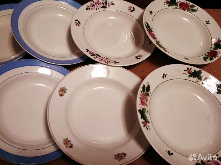 Тарелки и селёдочницы СССР