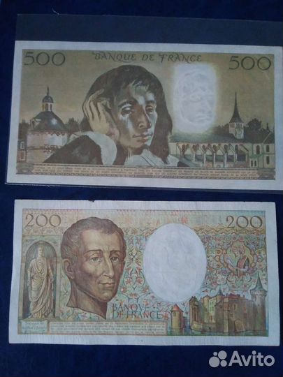 Банкноты Франции