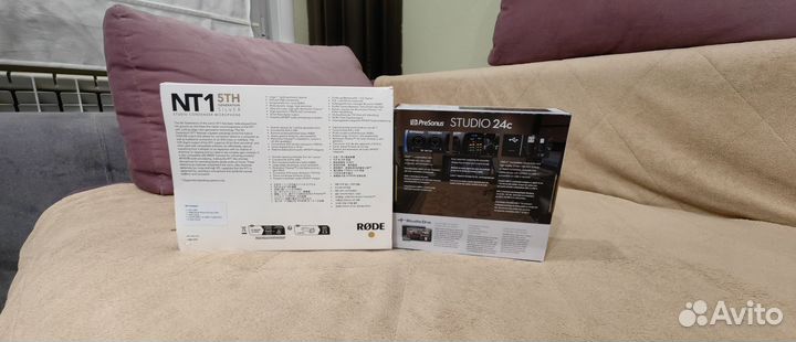 Звукозапись Rode NT1-a +PreSonus Studio24c (новое)