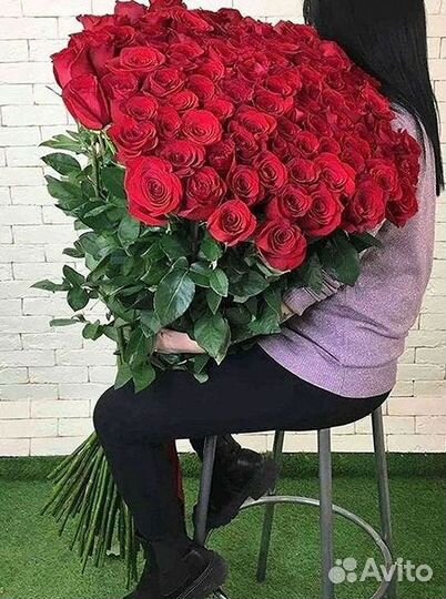101 Роза Цветы Букеты 51 25 Роз Доставка