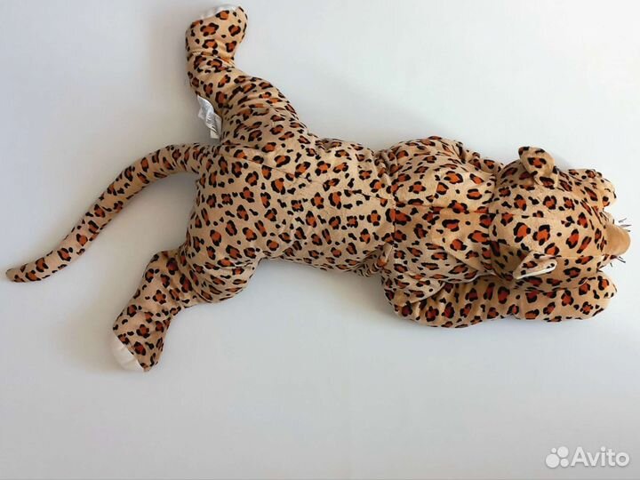 Большая мягкая игрушка leopard IKEA икея