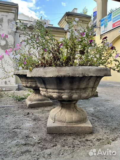 Уличные вазоны бетонные