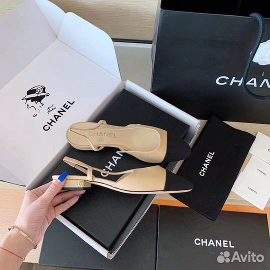 Балетки женские Chanel