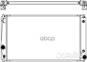 Радиатор системы охлаждения 34618518 Sakura