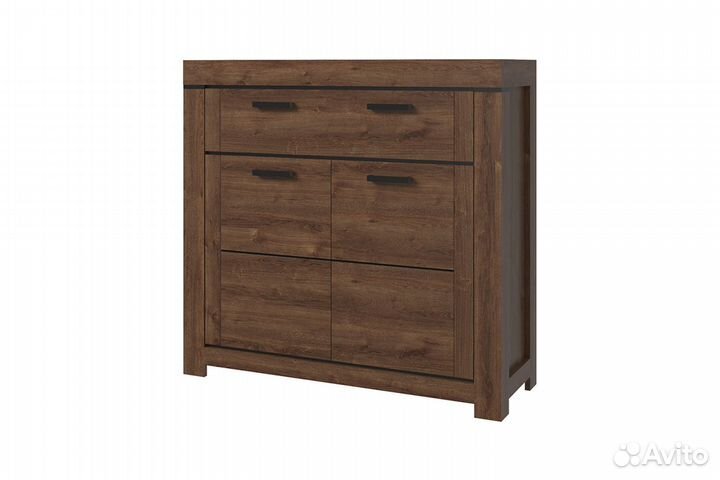 Brass, Тумба 2D1S. Цвет дуб экспресив бронзовый