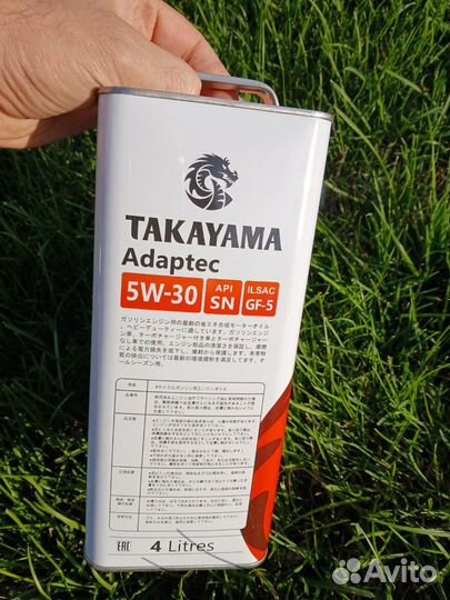 Масло моторное Takayama GF-5 5w30 4л