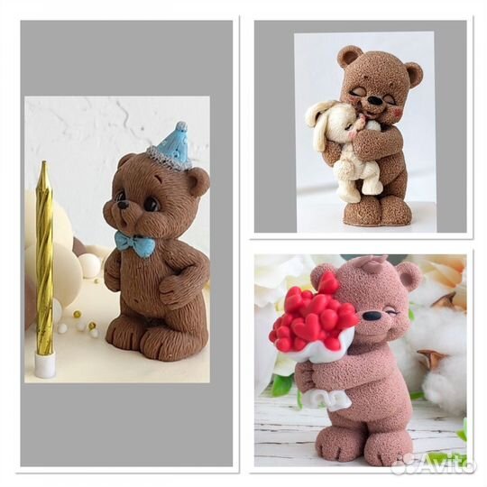 Шоколадный зайка, мишка