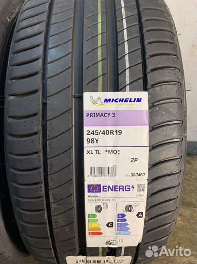 Michelin Primacy 3 ZP 245/40 R19 и 275/35 R19