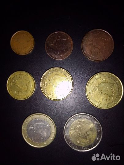 Монеты евро