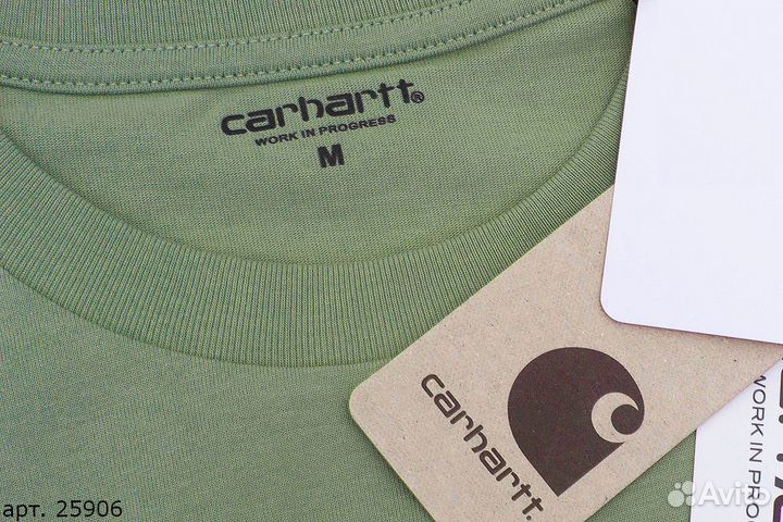 Футболка Carhartt lil brnd Зеленая