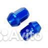 Гайки колесные Rays style M12x1.25 35мм (синий)