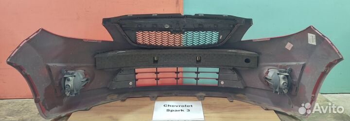 Бампер передний Chevrolet Spark M300, 2012г