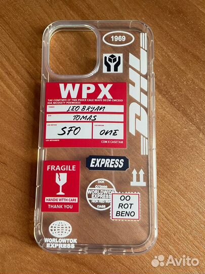 Чехол на iPhone 12 pro max прозрачный с рисунком