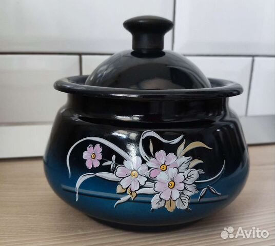 Сахарница эмалированная