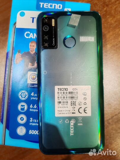 Tecno Camon 15 Air, 3/64 ГБ