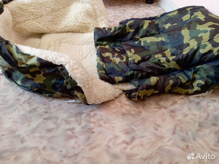 Тёплый чехол на санки