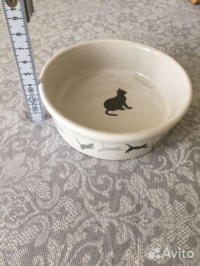 Миска для животных, керамическая