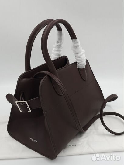 Сумка THE ROW margaux 10 коричневая