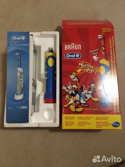 Щетка зубная Oral b детская электрическая с музыка