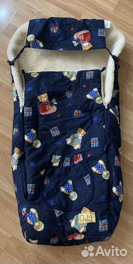 Конверт Chit зимний из овчины в коляску