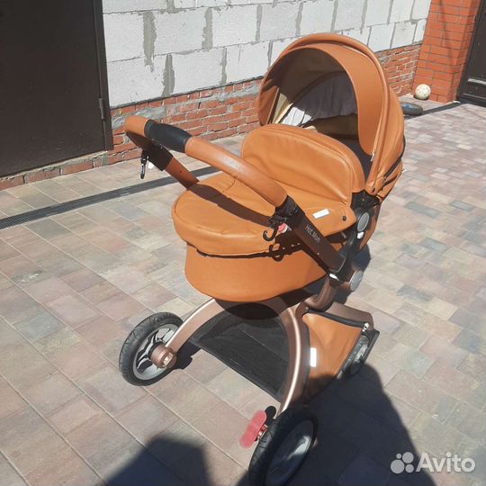 Коляска 2 в 1 эко кожа