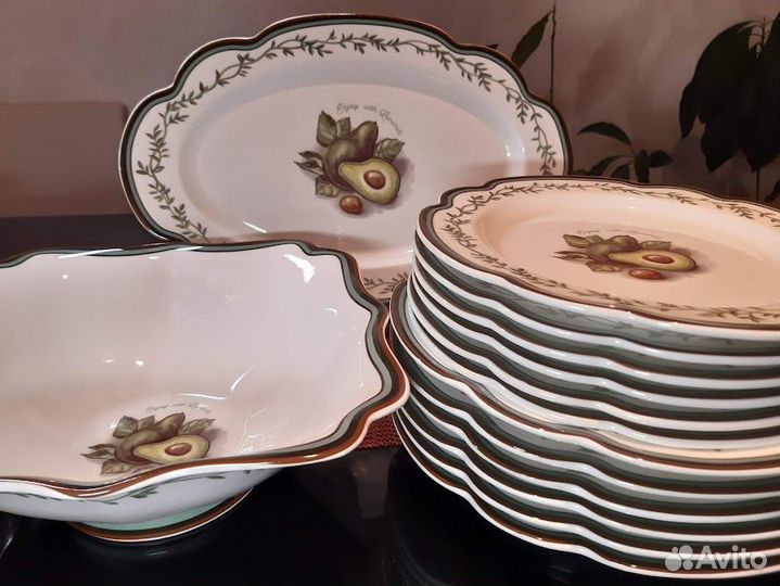 Посуда коллекции Авокадо. По отдельности можно